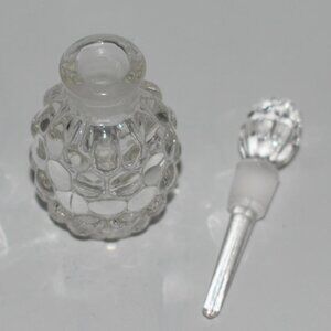 Vintage French Perfume Bottle & Dabber - Collectible Dresser Bureau Vanity 1950s